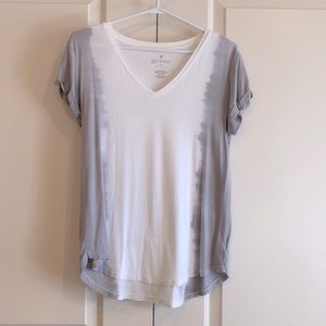 AE t-shirt - gray/white